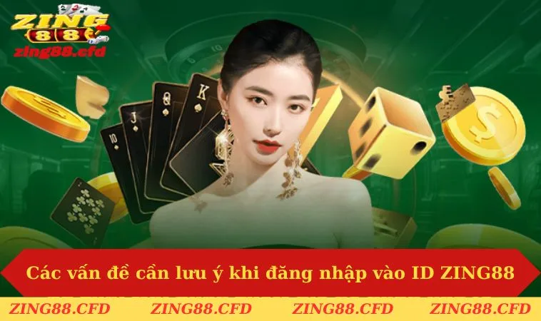 Các vấn đề cần lưu ý khi đăng nhập vào ID ZING88